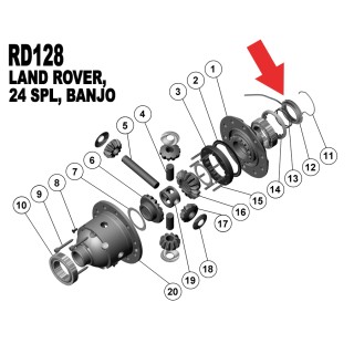 ARB Air Locker RD128 pressure ring | Szekla4x4 - 4x4 store